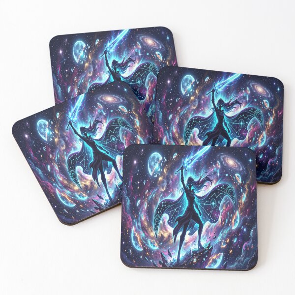 Item preview, Celestial Monarch Cosmic Anime Warrior designed and sold by N.Caires Design.