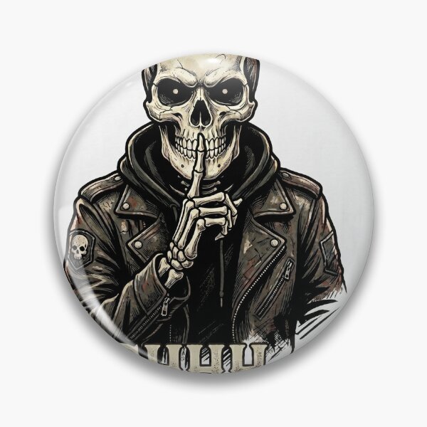 Item preview, Skeleton “Shhh” Streetwear Graphic designed and sold by BigBoyFunky.