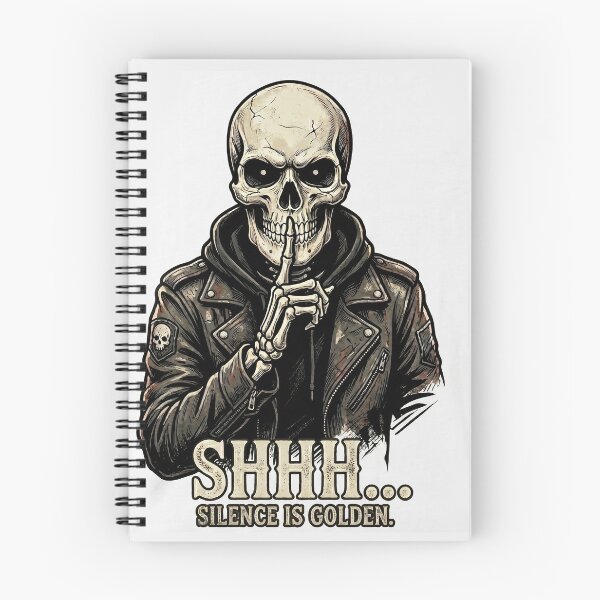 Item preview, Skeleton “Shhh” Streetwear Graphic designed and sold by BigBoyFunky.