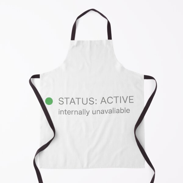 Item preview, Status Active Dead Inside Funny Remote Work Satire designed and sold by PixelPublishing.
