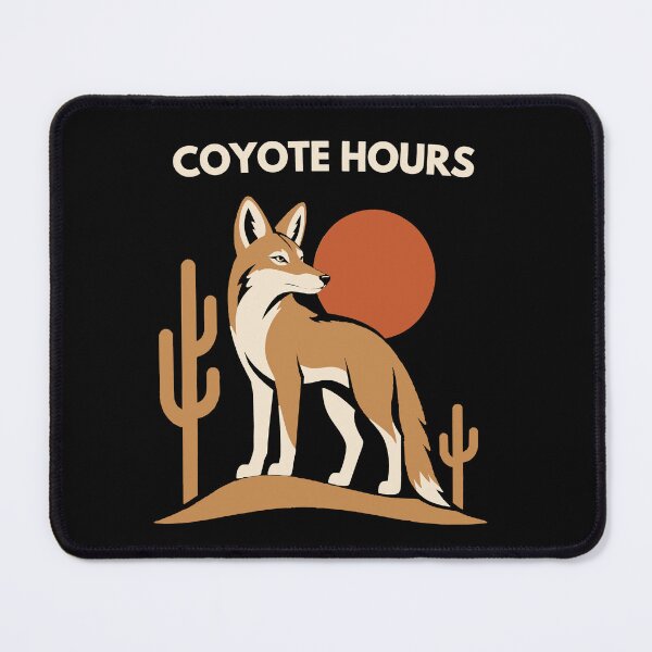 Item preview, Coyote Hours Desert Sunset designed and sold by Lyfeinsights.