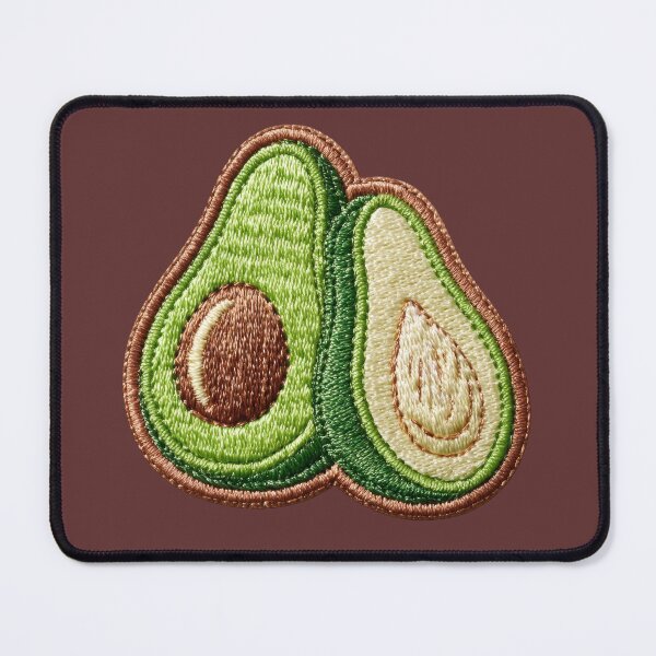 Item preview, Embroidered Avocado Patch Art designed and sold by MegaNovaArt.