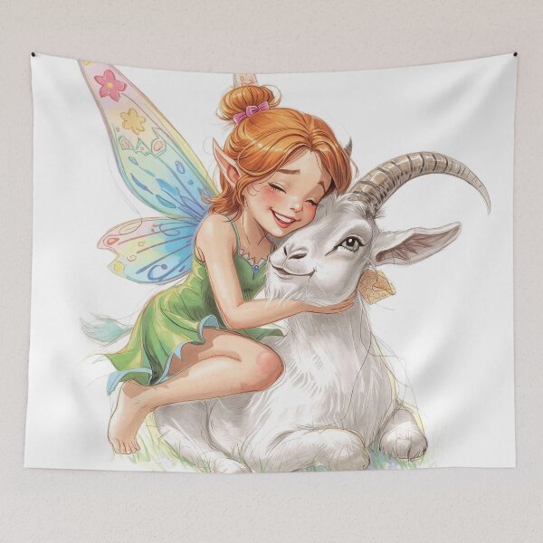 Item preview, A Fairy and a Goat designed and sold by SpazticGoat.
