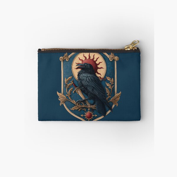 Item preview, Medieval Sun Sword Black Ancient Raven Glod Blue Emblem designed and sold by GrinGalore.