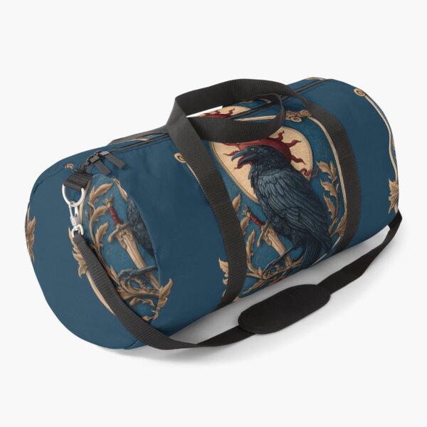 Item preview, Medieval Sun Sword Black Ancient Raven Glod Blue Emblem designed and sold by GrinGalore.