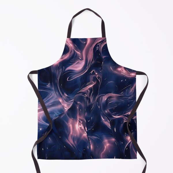 Item preview, Ethereal Liquid Fusion – Pink & Blue Nebula Abstract designed and sold by dahliyagh.