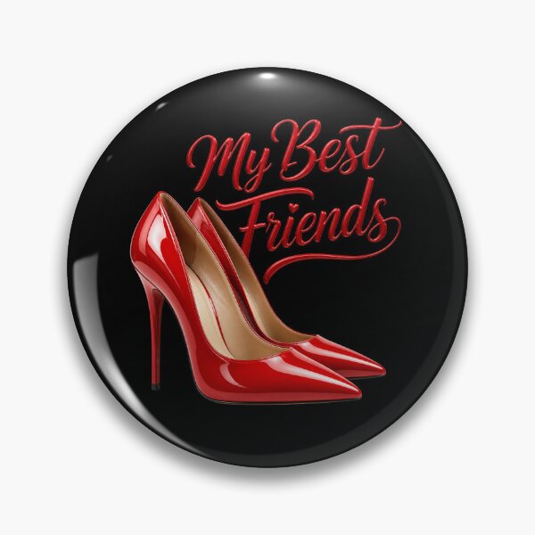 Artikelvorschau, Meine besten Freundinnen – Stilvolles Design für rote High Heels entworfen und verkauft von MargaretaArt.