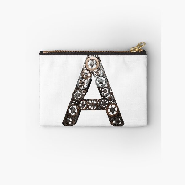Item preview, A Letter Gear Design | Industrial Alphabet Art | Mechanical Monogram Graphic designed and sold by Baby Adee Collective.