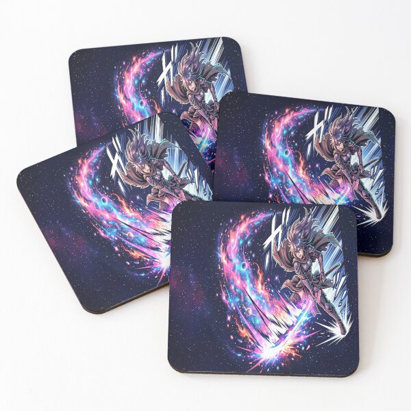 Item preview, Cosmic Nebula Slash Anime Warrior designed and sold by N.Caires Design.