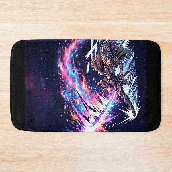 Aperçu de l'œuvre Guerrier d'anime Cosmic Nebula Slash créée et vendue par N.Caires Design.