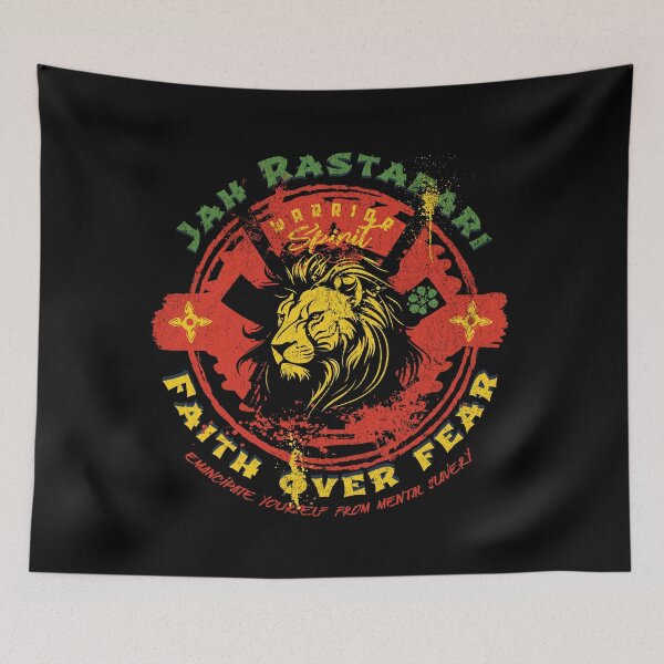 Artikelvorschau, Jah Rastafari Glaube über Angst entworfen und verkauft von rastaseed.