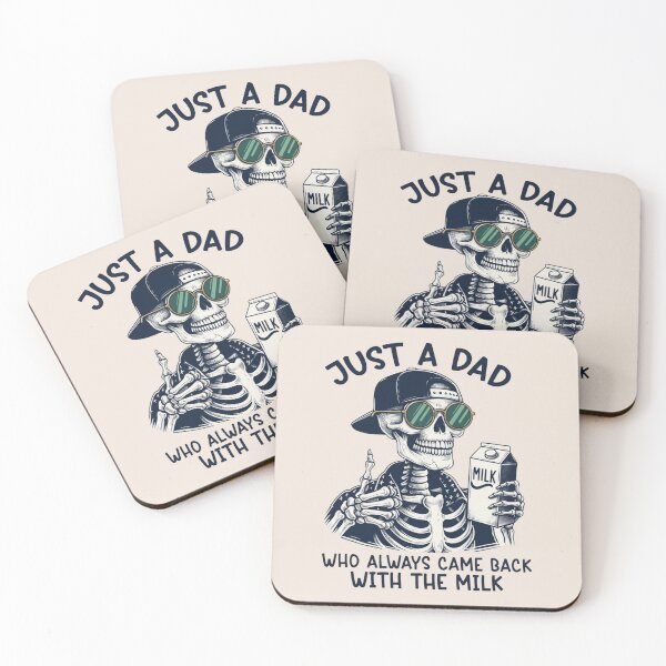 Item preview, Just A Dad Who Always Came Back With The Milk, Funny Dad, Father’s Day, Skeleton Daddy designed and sold by toongstudio.