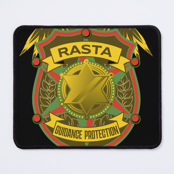 Item preview, Rasta Jah Army Badge Guidance Protection designed and sold by rastaseed.