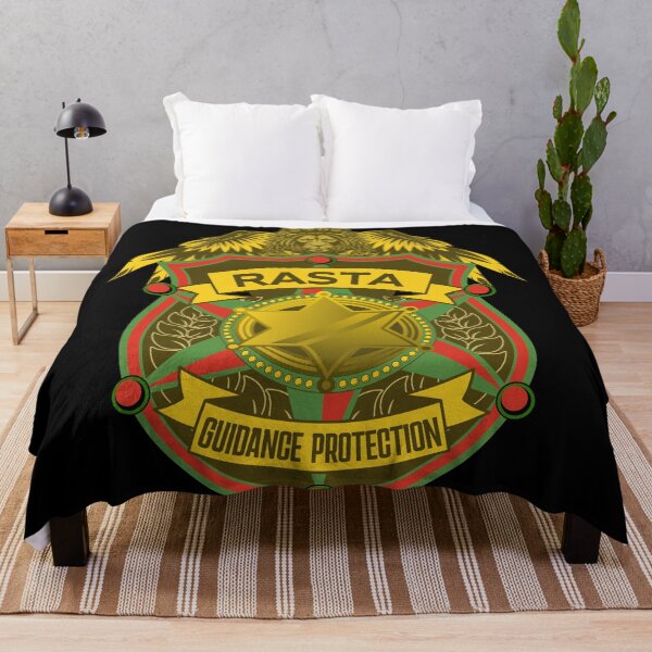 Item preview, Rasta Jah Army Badge Guidance Protection designed and sold by rastaseed.