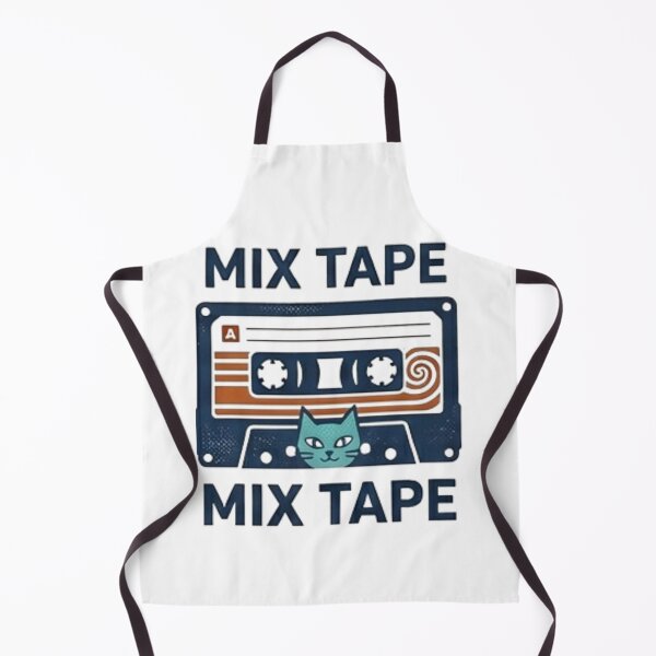 Item preview, Funny Cat Gift Mix Tape Retro Cassette Cat Lover Shirt 80s Music Cat Gift Vintage Music Cat Mom Gift designed and sold by Dev Mode.