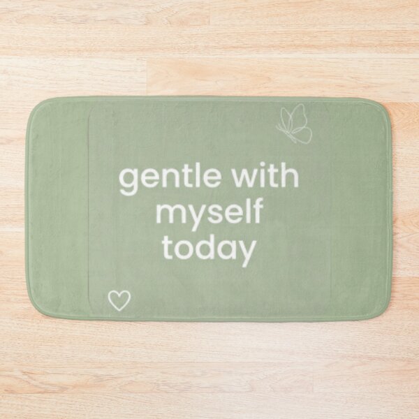 Item preview, Gentle With Myself Today – Self Love Mindfulness Typography Design designed and sold by CosmicQuietLab.