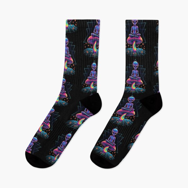 Item preview, trippy festival hippie mushroom tie dye rave designed and sold by LuminOrb.
