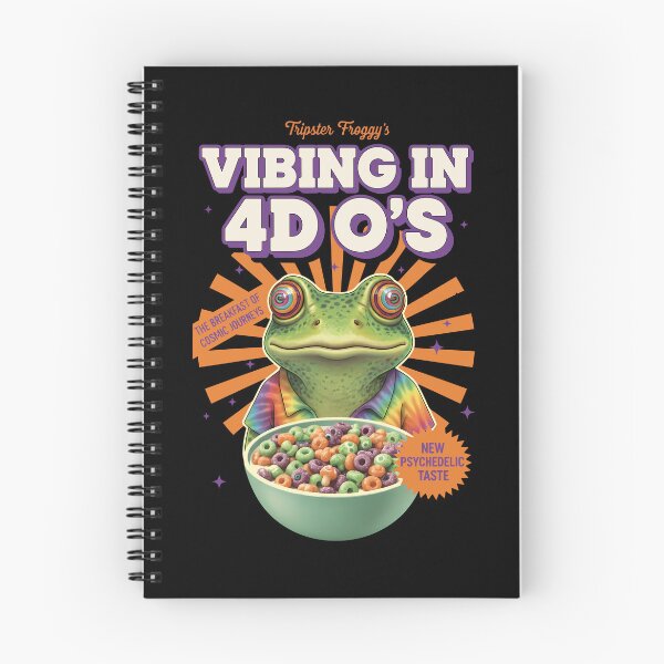 Item preview, Vibing In 4D Os Tripster Froggys Rave Trippy designed and sold by LuminOrb.