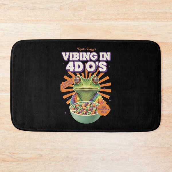 Item preview, Vibing In 4D Os Tripster Froggys Rave Trippy designed and sold by LuminOrb.