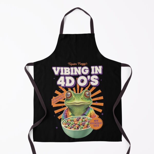Item preview, Vibing In 4D Os Tripster Froggys Rave Trippy designed and sold by LuminOrb.