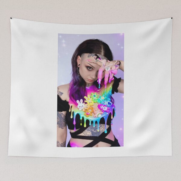 Item preview, Psychedelic Kawaii Goth: Zheani Alternative Pop Art  designed and sold by y2kponyclub.