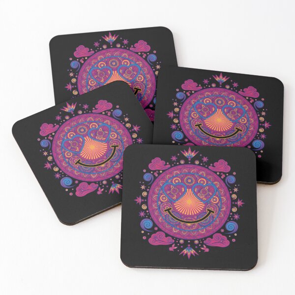 Item preview, trippy festival hippie rave techno designed and sold by LuminOrb.
