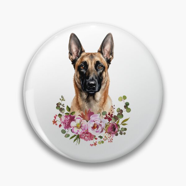 Item preview, Watercolor Belgian Malinois designed and sold by Liededrom..