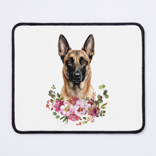 Item preview, Watercolor Belgian Malinois designed and sold by Liededrom..