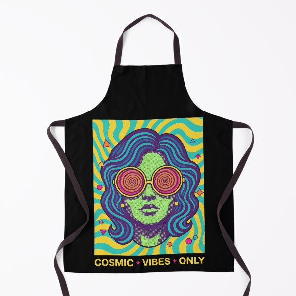 Item preview, trippy festival hippie rave COSMIC VIBES ONLY designed and sold by LuminOrb.