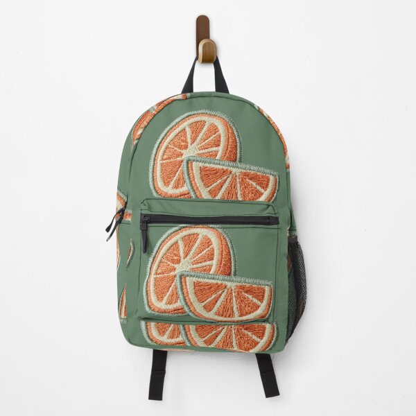 Item preview, Embroidered Orange Slice Patch Art designed and sold by MegaNovaArt.