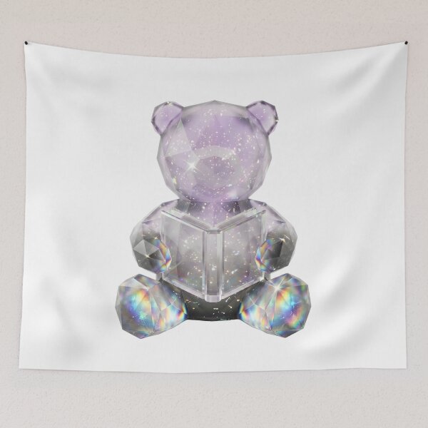 Item preview, Studious Crystal Bear Reading Book designed and sold by Pan-Mello.