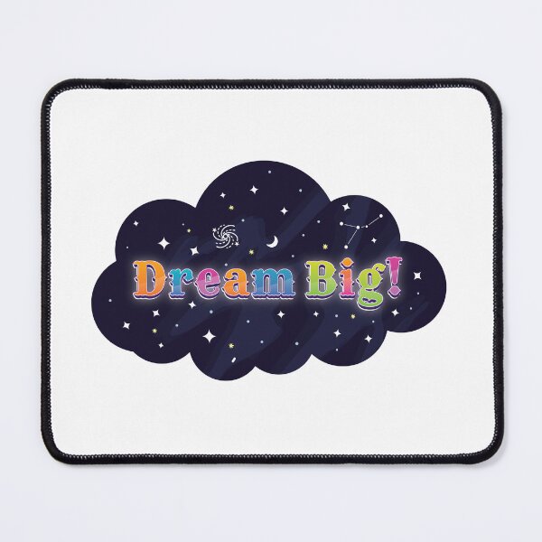 Item preview, Dream Big Galaxy Cloud Sticker designed and sold by IndiePoppySeeds.