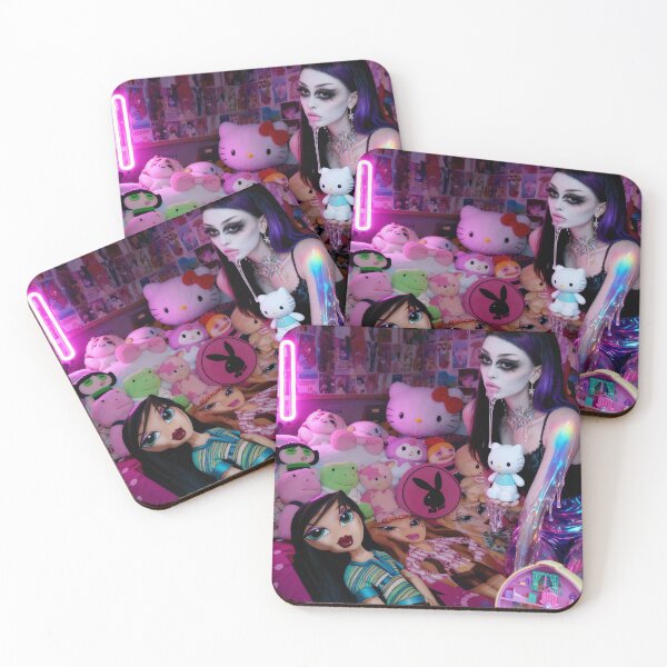 Item preview, Zheani Bratz Dollcore Art - Y2K Cyber Goth Pink designed and sold by y2kponyclub.