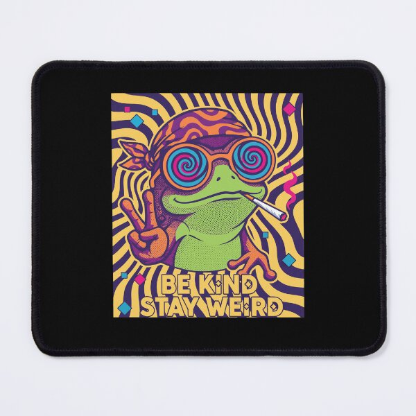 Item preview, trippy festival hippie Be Kind Stay Weird designed and sold by LuminOrb.