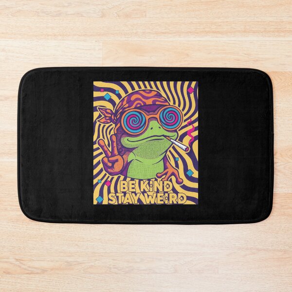 Item preview, trippy festival hippie Be Kind Stay Weird designed and sold by LuminOrb.