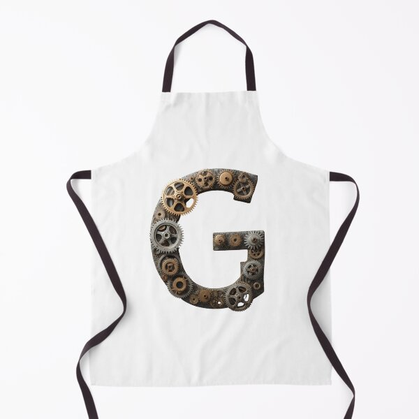 Item preview, G Letter Gear Design | Industrial Mechanical Monogram | Engineering Graphic Art designed and sold by Baby Adee Collective.