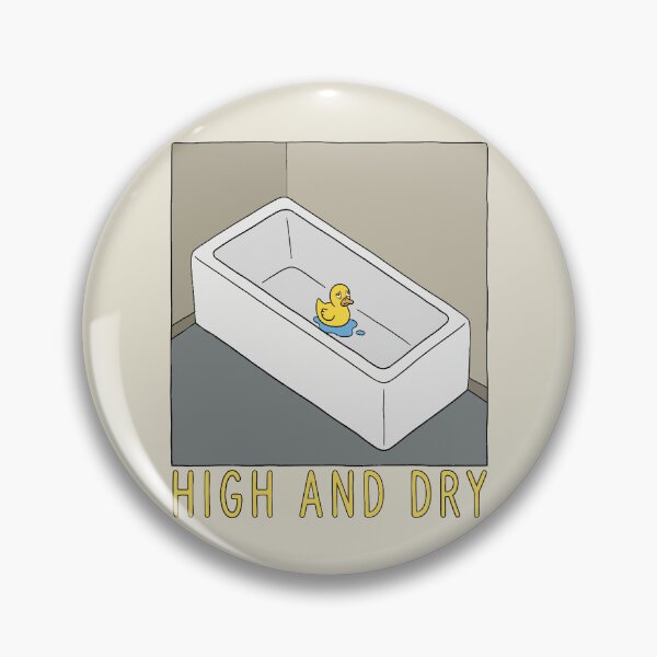 Item preview, High and Dry - Lonely Rubber Duck in Bathtub designed and sold by Regal Rev.