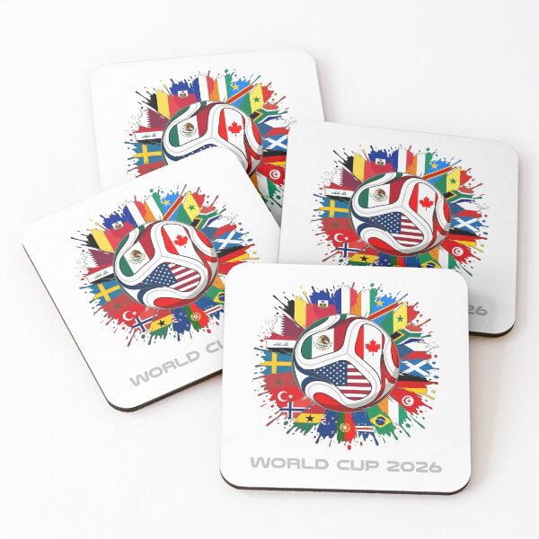 Item preview, 2026 World Cup | Football with World Flags designed and sold by Unik Design.
