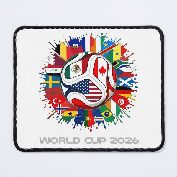 Item preview, 2026 World Cup | Football with World Flags designed and sold by Unik Design.