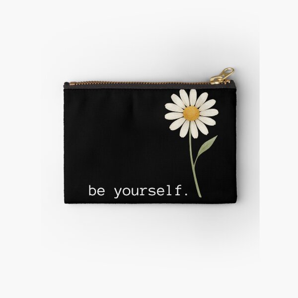 Item preview, Be Yourself Daisy Design – Minimalist Inspirational Floral Artwork designed and sold by MargaretaArt.