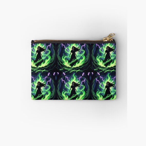 Item preview, Mystic Woman in Thunder Forest Neon Art designed and sold by DervoTeck2767.