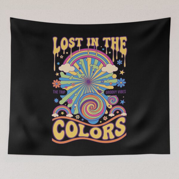 Item preview, Trippy Music Festival Lost In The Colors Groovy designed and sold by LuminOrb.