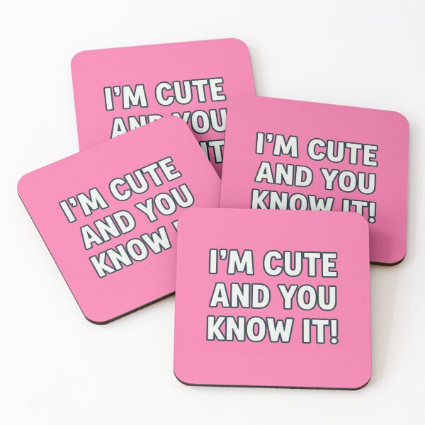Item preview, I'm cute and you know it! designed and sold by ArtCraftLab.
