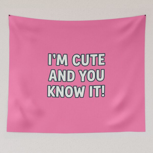 Item preview, I'm cute and you know it! designed and sold by ArtCraftLab.