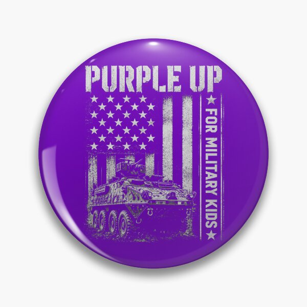 Item preview, Purple Up For Military Kids APC Month Of Military Child Gear designed and sold by DynamicDesign.