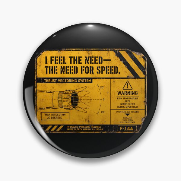 Item preview, Fighter Jet Thrust Warning designed and sold by agearb.
