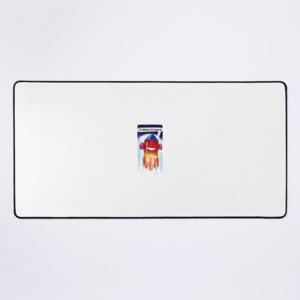Item preview, Funny rocket cartoon meme minimalist retro childhood nostalgic space escape designed and sold by Shukasya-Arts.