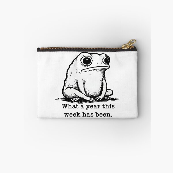 Item preview, What a Year This Week has Been Frog   designed and sold by gear-posters.