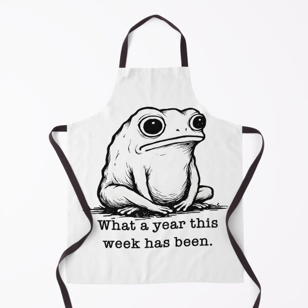Item preview, What a Year This Week has Been Frog   designed and sold by gear-posters.