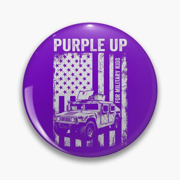 Item preview, Purple Up For Military Kids Truck Month Of Military Child Gear designed and sold by DynamicDesign.